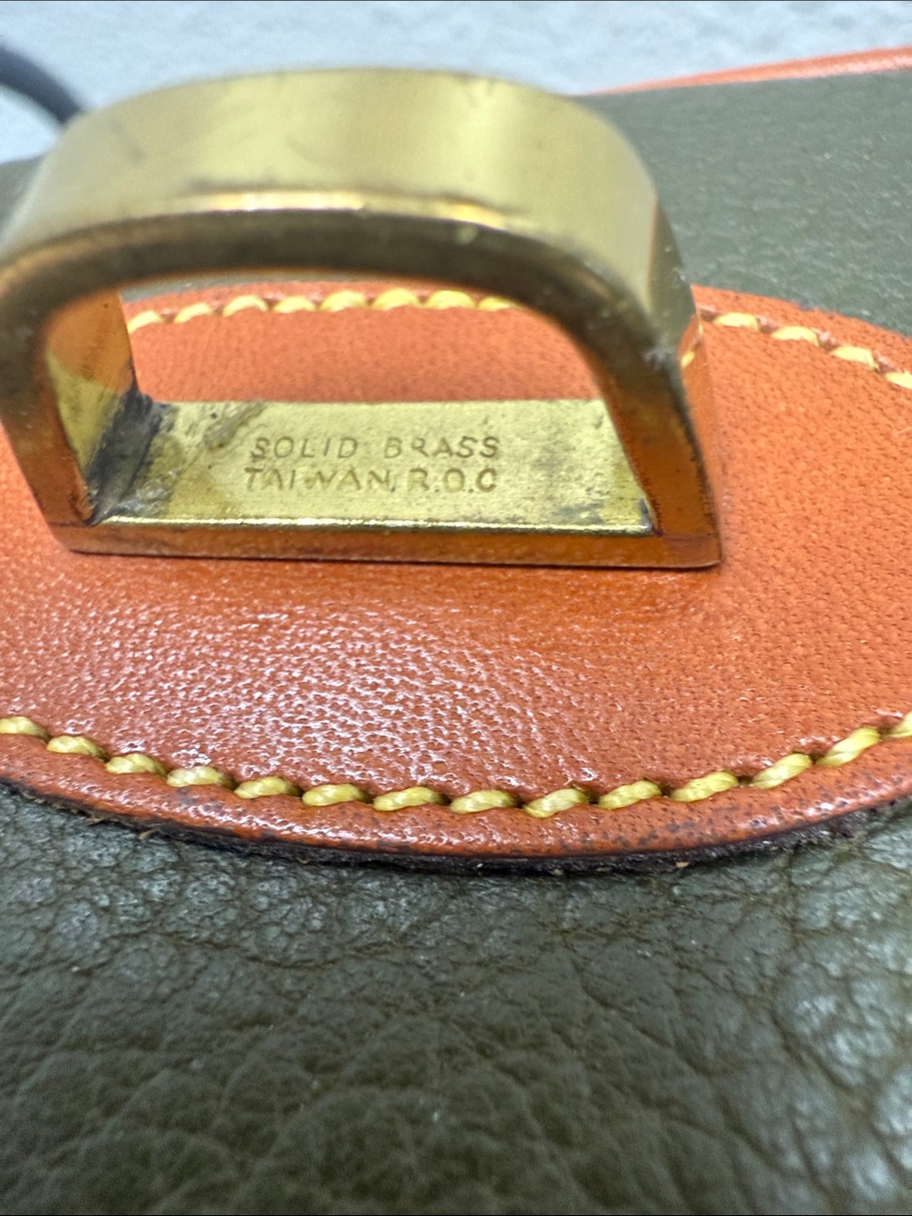 Rare Vintage Dooney & Bourke Olive Equestrian Tack Crossbody Saddle Bag - Picture 9 of 14